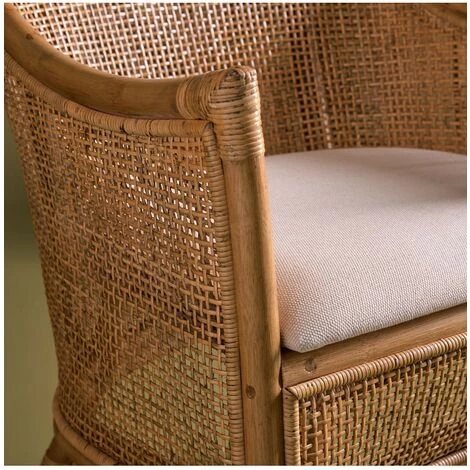 Chaise En Rotin Maurice - Signature - Bois Clair 7 Chaise En Rotin Maurice - Signature - Bois Clair – Image 5