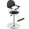 PHYSA Fauteuil Barbier Pour Enfant Fauteuil Coiffure Chaise Fauteuil Coiffeur Pvc Noir - Noir