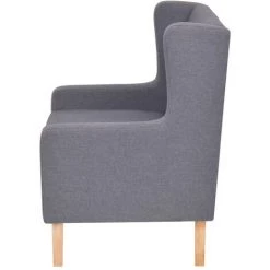 YOUTHUP Fauteuil Gris Tissu - Gris 9 YOUTHUP Fauteuil Gris Tissu - Gris -Pas Cher Fauteuil Magasin 24524087 3
