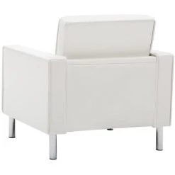 YOUTHUP Fauteuil Blanc Similicuir - Blanc 11 YOUTHUP Fauteuil Blanc Similicuir - Blanc -Pas Cher Fauteuil Magasin 24525573 5