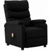 Fauteuil De Massage Inclinable Similicuir Noir VidaXL -Pas Cher Fauteuil Magasin 24694077 1