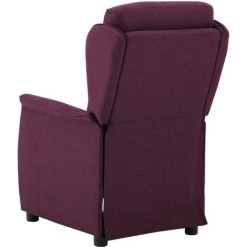 Fauteuil Inclinable Tissu Violet VidaXL -Pas Cher Fauteuil Magasin 24734916 5