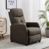 Fauteuil Inclinable Tissu Taupe VidaXL 1 Fauteuil Inclinable Tissu Taupe VidaXL -Pas Cher Fauteuil Magasin 24967781 1