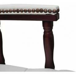 HOMMOO Fauteuil En Cuir Melange Blanc HDV07396 -Pas Cher Fauteuil Magasin 25005369 5