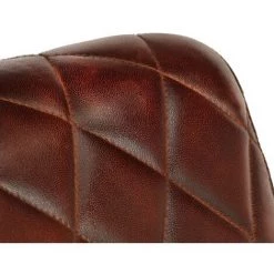 HELLOSHOP26 Fauteuil Chaise Siège Lounge Design Club Sofa Salon Marron Cuir Véritable - Marron 11 HELLOSHOP26 Fauteuil Chaise Siège Lounge Design Club Sofa Salon Marron Cuir Véritable - Marron -Pas Cher Fauteuil Magasin 25034301 5