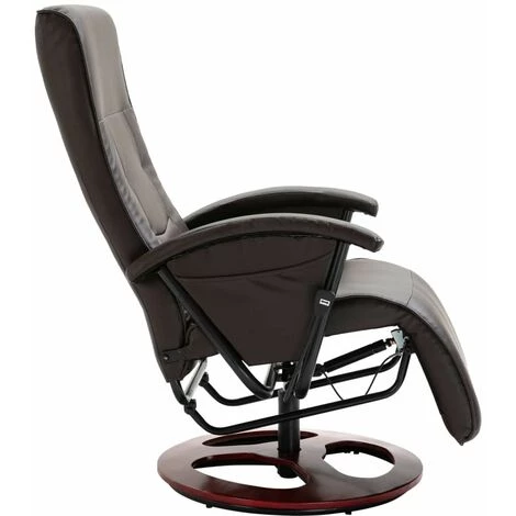 Hommoo Fauteuil TV Pivotant Marron Similicuir HDV14074 6 Hommoo Fauteuil TV Pivotant Marron Similicuir HDV14074 – Image 4