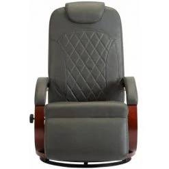 Hommoo Fauteuil Inclinable TV Gris Similicuir HDV14249 -Pas Cher Fauteuil Magasin 25074795 3