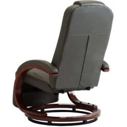 Hommoo Fauteuil Inclinable TV Gris Similicuir HDV14249 -Pas Cher Fauteuil Magasin 25074795 5