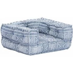 Hommoo Fauteuil-canape Modulaire Indigo Tissu Patchwork HDV14455 -Pas Cher Fauteuil Magasin 25075380 4