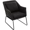 Fauteuil Chet Gris Foncé Atmosphera 1 Fauteuil Chet Gris Foncé Atmosphera -Pas Cher Fauteuil Magasin 25261122 1