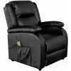 Hommoo Fauteuil De Massage Noir Similicuir HDV09336 2 Hommoo Fauteuil De Massage Noir Similicuir HDV09336 -Pas Cher Fauteuil Magasin 25376116 1