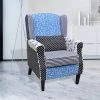Hommoo Fauteuil Avec Design De Patchwork Tissu HDV08428 -Pas Cher Fauteuil Magasin 25376741 1