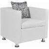 Hommoo Fauteuil Blanc Similicuir HDV09138 1 Hommoo Fauteuil Blanc Similicuir HDV09138 -Pas Cher Fauteuil Magasin 25376868 1