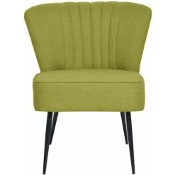 Hommoo Chaise De Cocktail Vert Tissu HDV10298 -Pas Cher Fauteuil Magasin 25376978 3