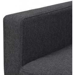 Hommoo Fauteuil Gris Fonce Acier Et Tissu HDV11508 11 Hommoo Fauteuil Gris Fonce Acier Et Tissu HDV11508 -Pas Cher Fauteuil Magasin 25377058 5