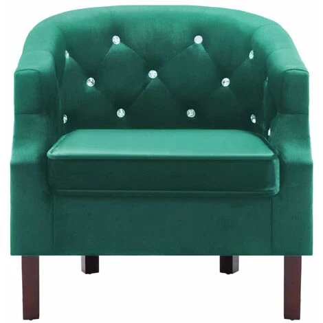Hommoo Fauteuil Vert Velours HDV12926 5 Hommoo Fauteuil Vert Velours HDV12926 – Image 3