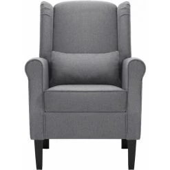 Hommoo Fauteuil Gris Fonce Tissu HDV14151 -Pas Cher Fauteuil Magasin 25377538 4