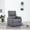 Hommoo Fauteuil TV Gris Clair Tissu HDV14221 -Pas Cher Fauteuil Magasin 25377676 1
