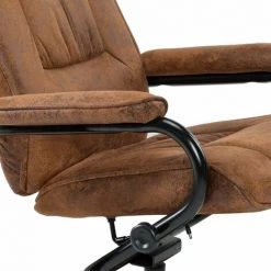 Hommoo Fauteuil TV Avec Repose-pied Marron Similicuir Daim HDV14408 11 Hommoo Fauteuil TV Avec Repose-pied Marron Similicuir Daim HDV14408 -Pas Cher Fauteuil Magasin 25377741 5