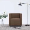Hommoo Fauteuil Cube Marron Tissu HDV23431 1 Hommoo Fauteuil Cube Marron Tissu HDV23431 -Pas Cher Fauteuil Magasin 25377985 1