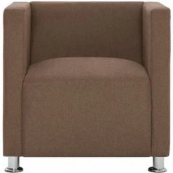 Hommoo Fauteuil Cube Marron Tissu HDV23431 11 Hommoo Fauteuil Cube Marron Tissu HDV23431 -Pas Cher Fauteuil Magasin 25377985 5