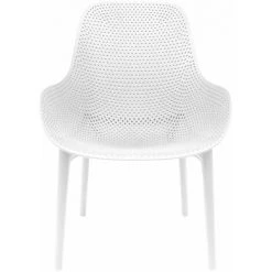 ALTOBUY MONICA - Lot De 4 Fauteuils Coque Plastique Blanche - Blanc -Pas Cher Fauteuil Magasin 25541768 3