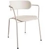 Lot De 4 Fauteuils Fashion Commerce En Métal Blanc Avec Assise Et Dossier En Polypropylène Gris - Bianco 2 Lot De 4 Fauteuils Fashion Commerce En Métal Blanc Avec Assise Et Dossier En Polypropylène Gris - Bianco -Pas Cher Fauteuil Magasin 25792448 1