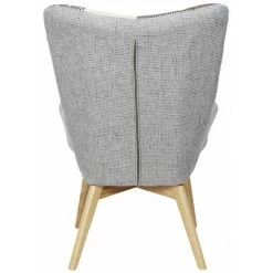 ALTOBUY GIADA - Fauteuil Patchwork Motifs Grisés - Gris -Pas Cher Fauteuil Magasin 25897492 5