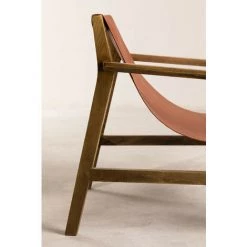 Fauteuil En Similicuir Et Bois Harris SKLUM Simili Cuir - Bois Bois Foncé Terracota Foncé - Bois Foncé Terracota Foncé 10 Fauteuil En Similicuir Et Bois Harris SKLUM Simili Cuir - Bois Bois Foncé Terracota Foncé - Bois Foncé Terracota Foncé -Pas Cher Fauteuil Magasin 25954580 4