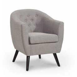 DECO IN PARIS Fauteuil Scandinave En Tissu Gris LENA - Gris 7 DECO IN PARIS Fauteuil Scandinave En Tissu Gris LENA - Gris -Pas Cher Fauteuil Magasin 26096425 2