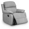 DECO IN PARIS Fauteuil Relax En Tissu Gris KEATON - Gris -Pas Cher Fauteuil Magasin 26097511 1