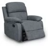 DECO IN PARIS Fauteuil Relax En Tissu Gris Foncé KEATON 1 DECO IN PARIS Fauteuil Relax En Tissu Gris Foncé KEATON -Pas Cher Fauteuil Magasin 26097529 1