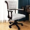 TRUE DEAL Fauteuil En Cuir Mélangé Blanc -Pas Cher Fauteuil Magasin 26216507 1