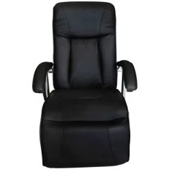 TRUE DEAL Fauteuil De Massage Noir Similicuir -Pas Cher Fauteuil Magasin 26218023 2