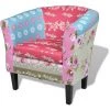 TRUE DEAL Fauteuil Avec Design De Patchwork Tissu -Pas Cher Fauteuil Magasin 26218399 1