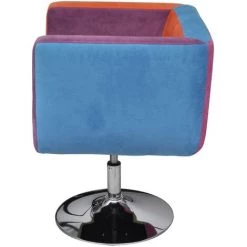 TRUE DEAL Fauteuil Avec Design De Patchwork Cube Tissu 9 TRUE DEAL Fauteuil Avec Design De Patchwork Cube Tissu -Pas Cher Fauteuil Magasin 26218474 3