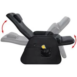 TRUE DEAL Fauteuil De Massage Noir Similicuir -Pas Cher Fauteuil Magasin 26219593 3