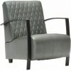 TRUE DEAL Fauteuil Gris Cuir Véritable -Pas Cher Fauteuil Magasin 26222688 1