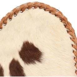 TRUE DEAL Chaise Papillon Marron Et Blanc Cuir Véritable De Chèvre -Pas Cher Fauteuil Magasin 26222692 5