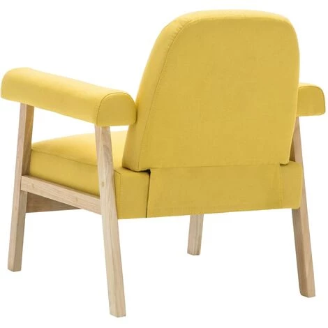 TRUE DEAL Fauteuil Jaune Tissu 7 TRUE DEAL Fauteuil Jaune Tissu – Image 5