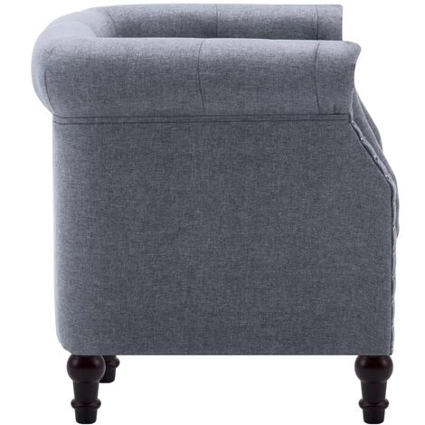 TRUE DEAL Fauteuil Gris Clair Tissu 5 TRUE DEAL Fauteuil Gris Clair Tissu – Image 3