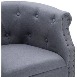 TRUE DEAL Fauteuil Gris Clair Tissu 11 TRUE DEAL Fauteuil Gris Clair Tissu -Pas Cher Fauteuil Magasin 26223640 5