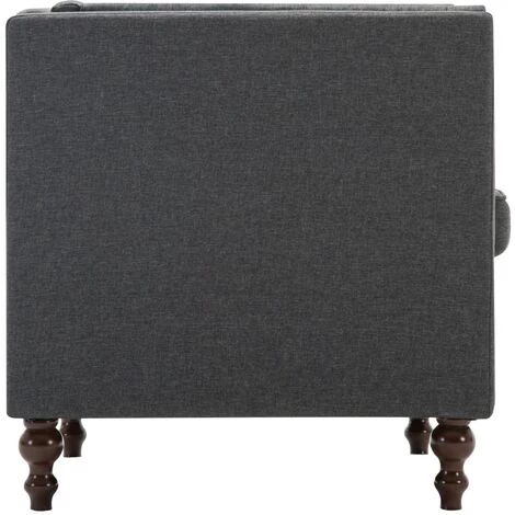 TRUE DEAL Fauteuil Gris Foncé Tissu 6 TRUE DEAL Fauteuil Gris Foncé Tissu – Image 4