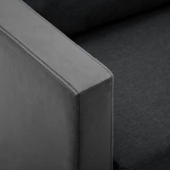 TRUE DEAL Fauteuil Noir Et Gris Foncé Similicuir 11 TRUE DEAL Fauteuil Noir Et Gris Foncé Similicuir -Pas Cher Fauteuil Magasin 26223893 5