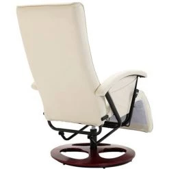 TRUE DEAL Fauteuil TV Pivotant Crème Similicuir 11 TRUE DEAL Fauteuil TV Pivotant Crème Similicuir -Pas Cher Fauteuil Magasin 26225728 5