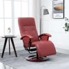 TRUE DEAL Fauteuil TV Pivotant Rouge Bordeaux Similicuir 2 TRUE DEAL Fauteuil TV Pivotant Rouge Bordeaux Similicuir -Pas Cher Fauteuil Magasin 26225729 1