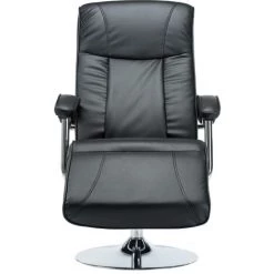 TRUE DEAL Fauteuil TV Noir Similicuir -Pas Cher Fauteuil Magasin 26225768 3
