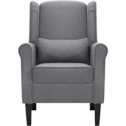 TRUE DEAL Fauteuil Gris Foncé Tissu -Pas Cher Fauteuil Magasin 26225789 3