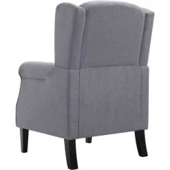 TRUE DEAL Fauteuil Gris Foncé Tissu -Pas Cher Fauteuil Magasin 26225789 5
