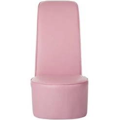 TRUE DEAL Chaise En Forme De Chaussure à Talon Haut Rose Similicuir -Pas Cher Fauteuil Magasin 26225818 4